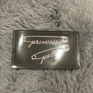 Princess Polly Silver Safety Pin Earrings Sticker